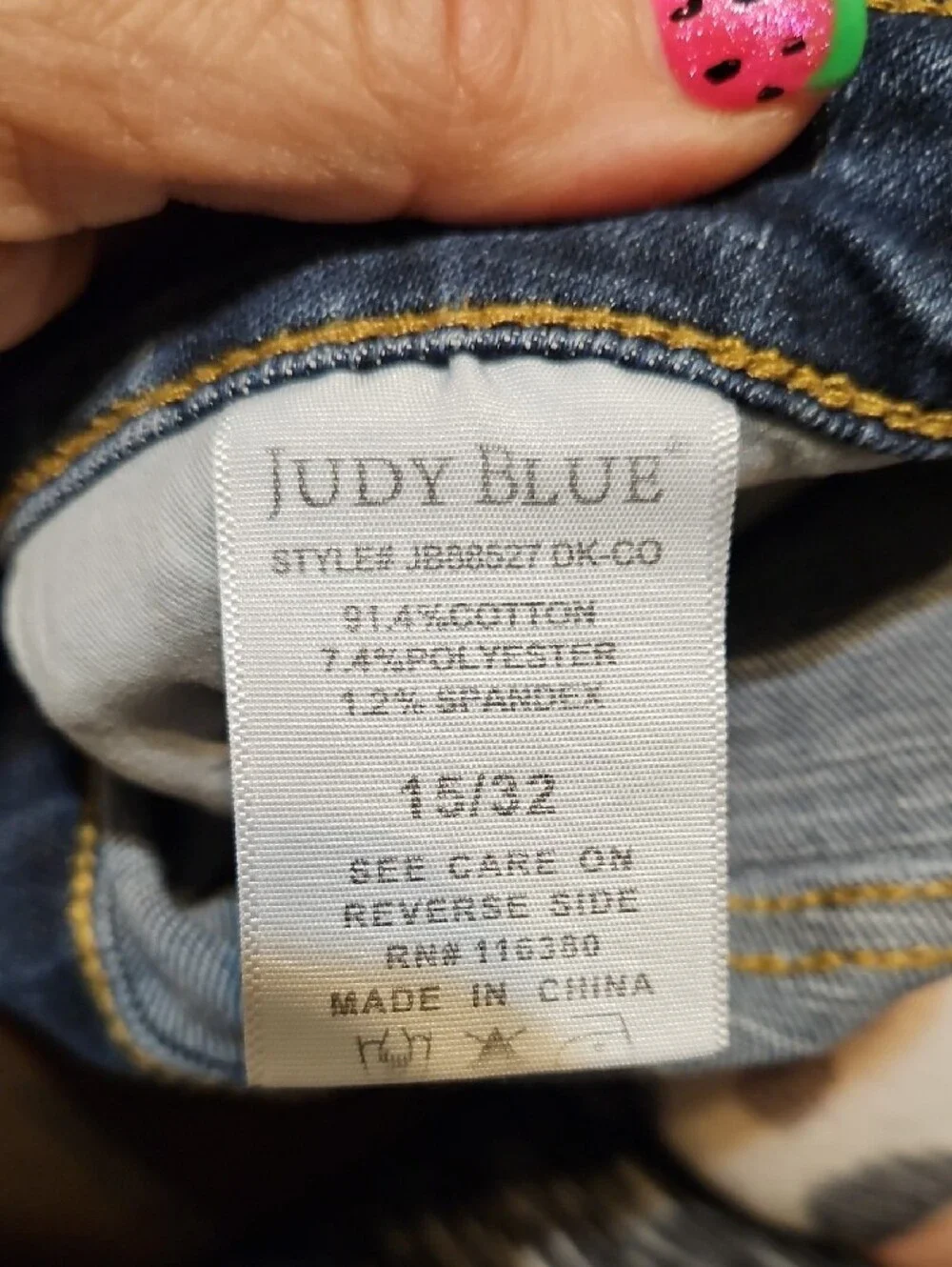Judy Blue Indigo Skinny Jeans